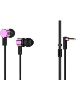 Burn Out BO-073 Ακουστικά Ψείρες In-Ear Μαύρα Μωβ