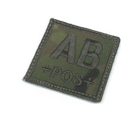 King Arms Cube Blood Type Patch - MC - AB