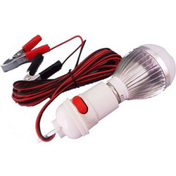 Λάμπα LED 12V-5W με Καλώδιο για Σύνδεση στη Μπαταρία