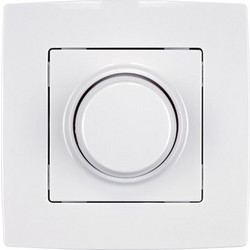 DIMMER (ΡΟΟΣΤΑΤΗΣ) ΓΙΑ LED ΛΑΜΠΕΣ 3-300W ΣΕΙΡΑ CITY ΛΕΥΚΟ ΜΕΤΑΛΛΙΚΟ
