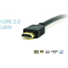 Lineme Καλώδιο HDMI 2.0 HDMI Male to HDMI Male 5m Black 70-12-05010