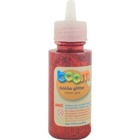 BOOM ΚΟΛΛΑ GLITTER 40ML ΚΟΚΚΙΝΟ MTJFJ-4012BX1R