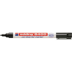 EDDING ΜΑΡΚΑΔΟΡΟΣ ΓΙΑ CD 0.5-1mm 8400 ΜΑΥΡΟ - 01