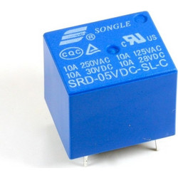 Ρελέ (PCB Relay) με Μία μεταγωγική επαφή RL-12-10 12Vdc-10A