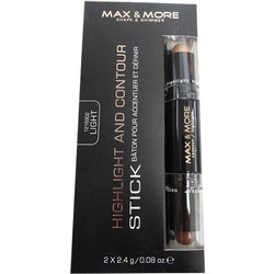 MAX AND MORE HIGHLIGHTER AND CONTOUR HIGHLIGHTER LIGHT 1216902