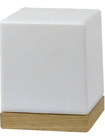 ΦΩΤΙΣΤΙΚΟ ΕΠΙΤΡΑΠΕΖΙΟ GALLIS WOOD KYVOS ΞΥΛΟ ΛΕΥΚΟ 17Χ17X17CM