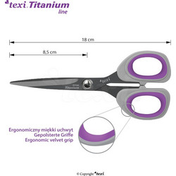 TEXI TITANIUM Ti700 Ψαλίδι