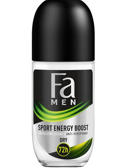 Fa Sport Energy Boost Ανδρικό Αποσμητικό Roll On 72h 50ml