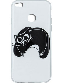Θήκη OEM Drawing Cat για Huawei P9 Lite Back Cover Black