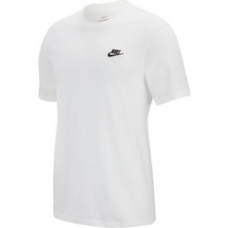 Nike Sportswear Club Ανδρικό Αθλητικό T-Shirt Λευκό AR4997-101