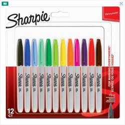 Μαρκαδόροι Sharpie Blister - Fine - 12 χρώματα 1701.8712.01