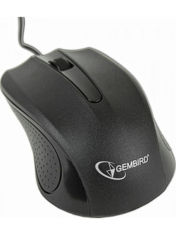 Gembird MUS-3B-01 Ενσύρματο Ποντίκι Black
