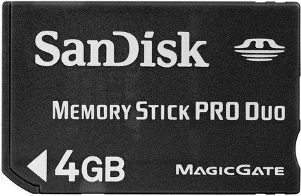 Κάρτα Μνήμης Sandisk Memory Stick Pro Duo 4GB