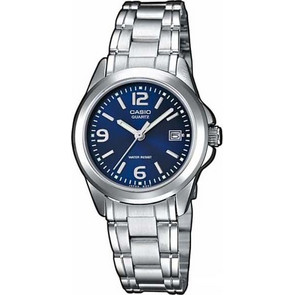 Casio Γυναικείο Ρολόι με Ασημί Μεταλλικό Μπρασελέ LTP-1259D-2AEF