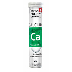 Swiss Energy Calcium Vitamin D3 20 Αναβράζοντα Δισκία