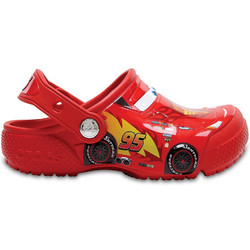 Crocs Fun Lab Cars Clog Παιδικά Παπούτσια Θαλάσσης για Αγόρι Ανατομικά Κόκκινα 204116-8C1