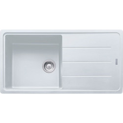 Franke Basis BFG 611-97 Polar White Ένθετος Νεροχύτης Γρανίτη Αντιστρεφόμενος 97x50cm