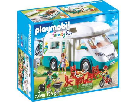 Playmobil Family Fun Οικογενειακό Τροχόσπιτο για 4+ Ετών 70088