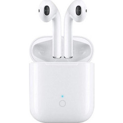 i15 Max TWS Ακουστικά Bluetooth Earbud White