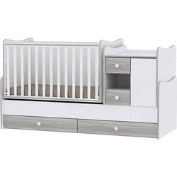 Lorelli MiniMax Πολυμορφική Κούνια για Στρώμα 60x120cm White Artwood 10150500030A