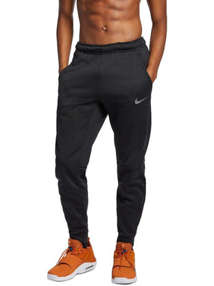 Nike Therma Tapered Ανδρικό Παντελόνι Φόρμας με Λάστιχο Μαύρο 932255-010