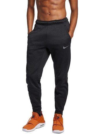 Nike Therma Tapered Ανδρικό Παντελόνι Φόρμας με Λάστιχο Μαύρο 932255-010