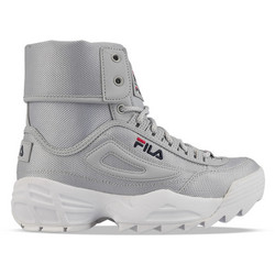 Fila Disruptor Ballistic Γυναικεία Sneakers Chunky Μποτάκια Ασημί 5FM00796-077