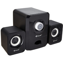 Kisonli U-2900 Ηχεία Υπολογιστή 2.1 6W Black