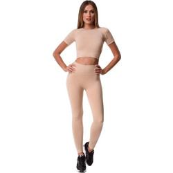 Superstacy Γυναικείο Κολάν Μακρύ Ψηλόμεσο Μπεζ SS-3102-49