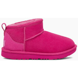 UGG Classic Ultra Mini Παιδικά Μποτάκια Φούξια Suede με Γούνα 1130750K-RSPS