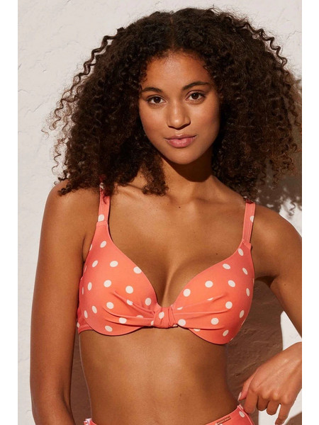 Ysabel Bikini Top με Ενίσχυση Κοραλί 82287