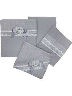 Cangaroo Σετ Κούνιας Grey 3τμχ