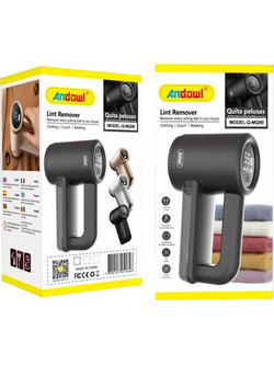 Andowl Αποχνουδωτής Ρούχων Ηλεκτρικός Q-MQ90 Grey