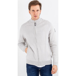 Weekend Offender Dexter Ανδρική Ζακέτα Πλεκτή με Φερμουάρ Γκρι 2320152
