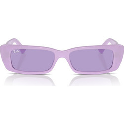 Ray-Ban RB4425 67581A Γυαλιά Ηλίου Ορθογώνια Κοκάλινα Ροζ με Μωβ Polarized Φακό