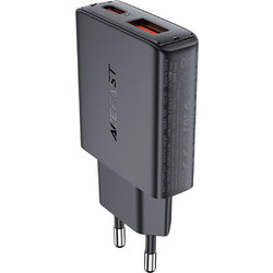 Acefast A69 Φορτιστής Χωρίς Καλώδιο με 2 Θύρες USB-A 30W Power Delivery Black