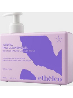 Etheleo Natural Face Cleansing Ενυδατικό Gel Καθαρισμού Προσώπου 250ml