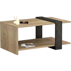 HomeMarkt Wilma Τραπεζάκι Σαλονιού Ορθογώνιο Ξύλινο Μ80xΠ55xΥ35cm HM8950.12