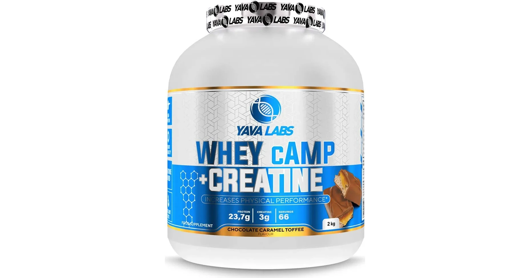 Yava Labs Whey Camp Creatine Chocolate Caramel Toffee Kg