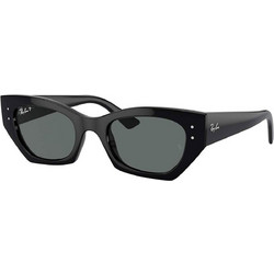Ray-Ban RB4430 667781 Γυναικεία Γυαλιά Ηλίου Cat Eye Κοκάλινα Μαύρα με Μαύρο Polarized Φακό