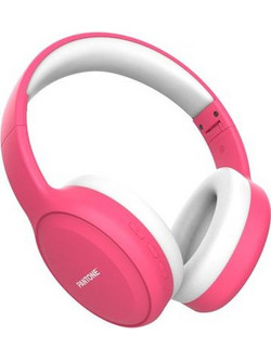 Pantone WH008 Ασύρματα Bluetooth Ακουστικά Over Ear Ροζ