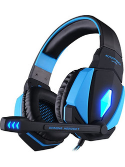 Kotion Each 24316 Gaming Headset Over Ear Black Blue