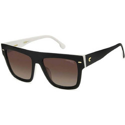 Carrera CA3016S 80SLA Ανδρικά Γυαλιά Ηλίου Τετράγωνα Κοκάλινα Μαύρα με Καφέ Polarized Φακό