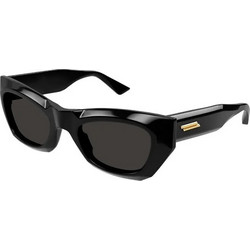 Bottega Veneta BV1251S 001 Γυναικεία Γυαλιά Ηλίου Πεταλούδα Κοκάλινα Μαύρα με Μαύρο Polarized Φακό
