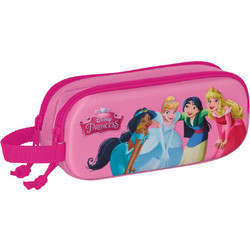 Safta Disney Princesses Κασετίνα με 2 Θήκες Ροζ 842366512