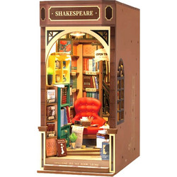 Robotime Rolife Bookstore 3D Book Nook DIY 194 Κομμάτια 22cm TGB07