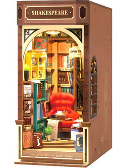 Robotime Rolife Bookstore 3D Book Nook DIY 194 Κομμάτια 22cm TGB07
