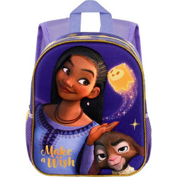 Karactermania Disney Wish 3D Σχολική Τσάντα Πλάτης Νηπιαγωγείου Μωβ 06780