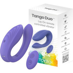 Toybox Tango Duo Διπλός Δονητής για Ζευγάρια με Τηλεχειριστήριο Μωβ