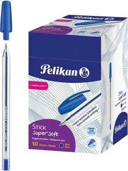 Pelikan Super Soft Στυλό Διαρκείας 1mm Μπλε 50τμχ